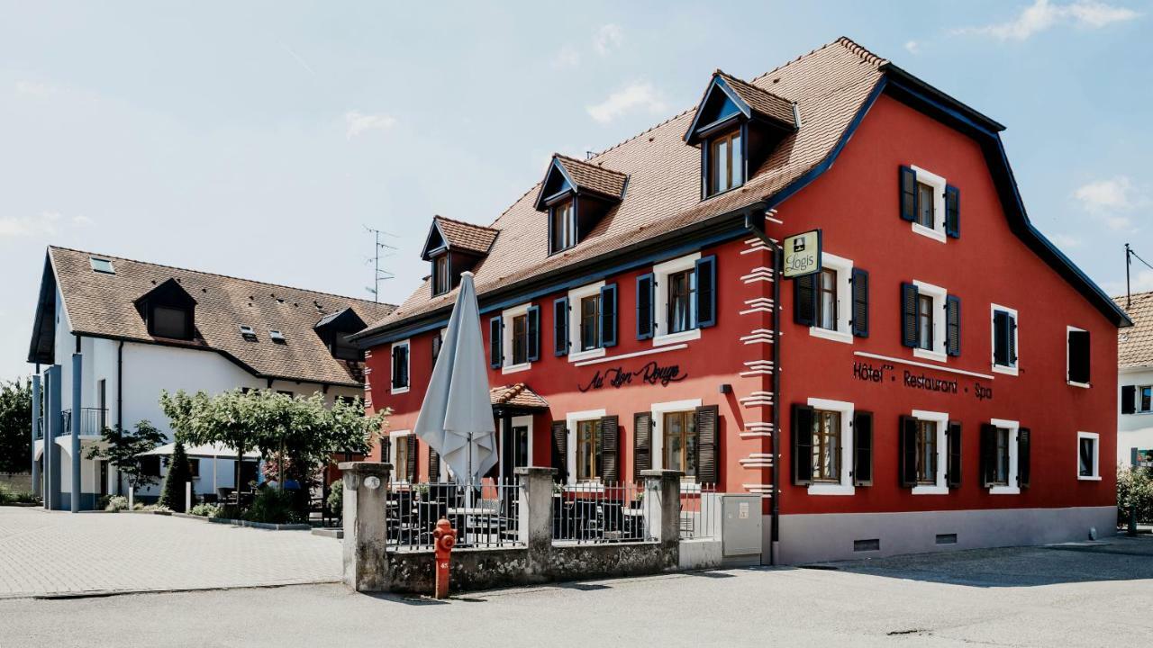 Logis Hotel Restaurant Au Lion Rouge Bartenheim Luaran gambar