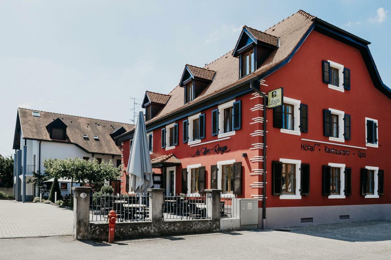 Logis Hotel Restaurant Au Lion Rouge Bartenheim Luaran gambar